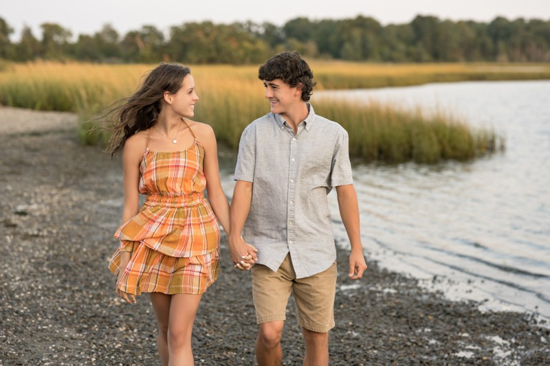 Senior portraits at Colt State Park in Bristol — ocean views and timeless scenery